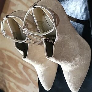 Carlos by Carlos Santana Women's Beige Ankle Boots